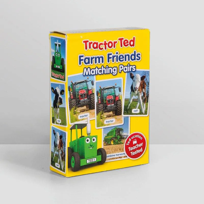 Tractor Ted Farm Pairs Card Game